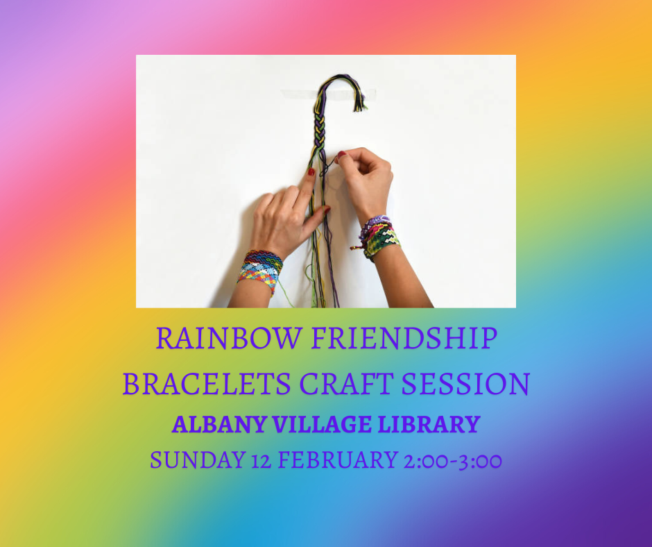 Rainbow Friendship Bracelets Craft Session